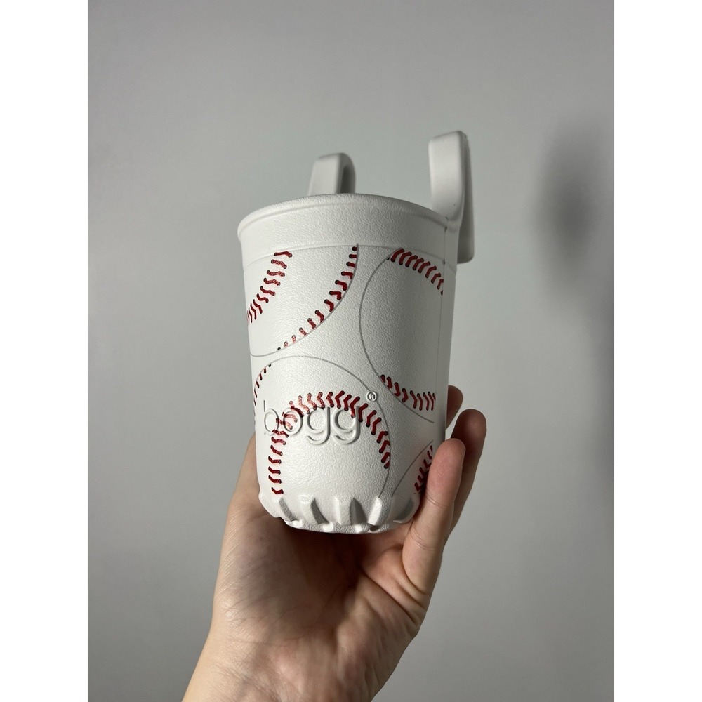 BOGG BAG Bevy Drink Holder Baseball Themed Cup Holder Accessory EUC